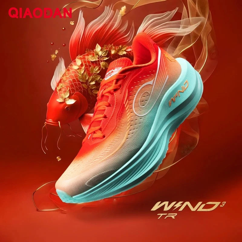 Scarpa da basket QIAODAN WIND 3TR Scarpe da Running Maratona Uomo 2025 – Scarpe Sportive con Suola Spessa e Ammortizzazione – Sneakers da Allenamento Maschili. - RAVsneakers