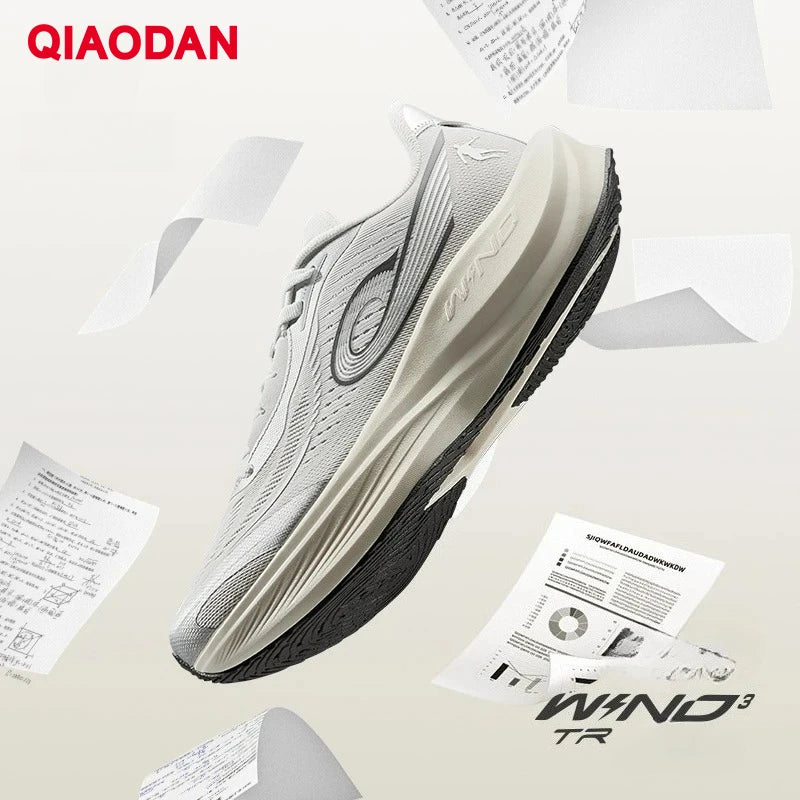 Scarpa da basket QIAODAN WIND 3TR Scarpe da Running Maratona Uomo 2025 – Scarpe Sportive con Suola Spessa e Ammortizzazione – Sneakers da Allenamento Maschili. - RAVsneakers